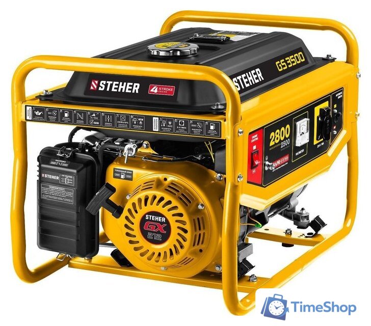 Бензиновый генератор Steher GS-3500 - Изображение №2 — Интернет-магазин Time-Shop
