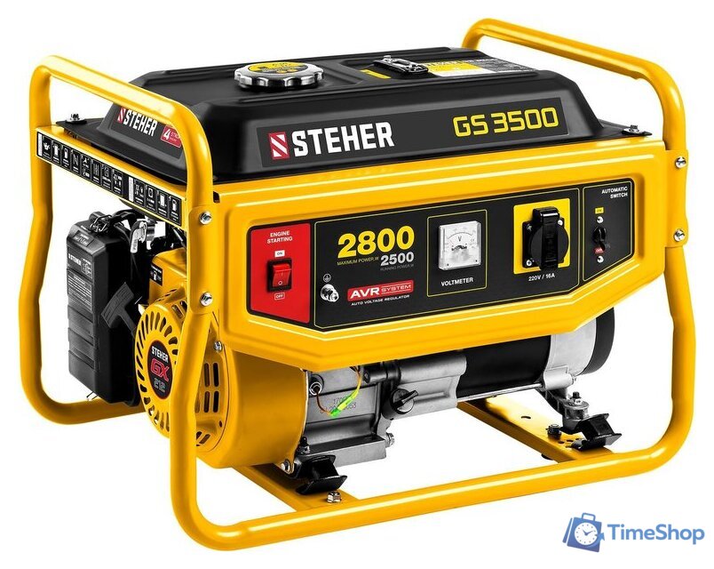 Бензиновый генератор Steher GS-3500 - Изображение №1 — Интернет-магазин Time-Shop