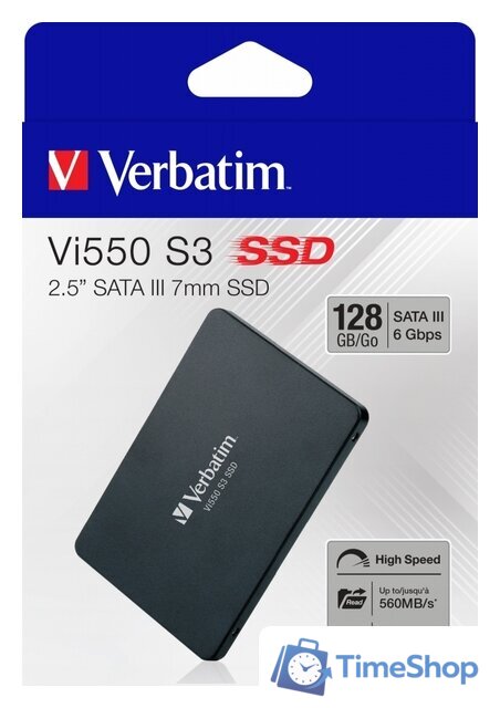 SSD Verbatim Vi550 S3 128GB 49350 - Изображение №6 — Интернет-магазин Time-Shop