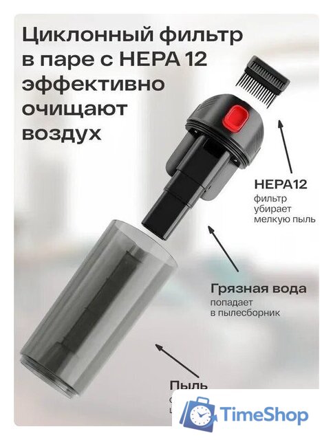 Вертикальный моющий пылесос Atvel F16 Evo - Изображение №8 — Интернет-магазин Time-Shop