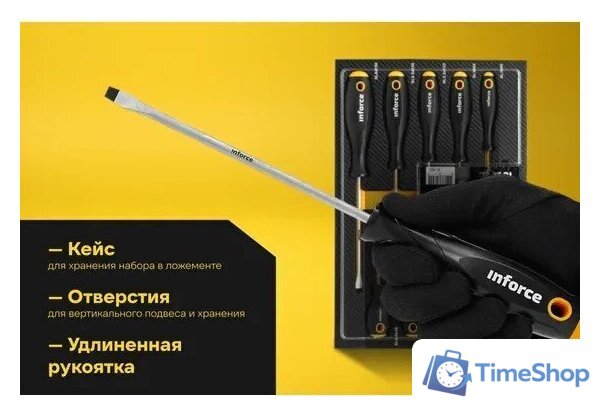 Набор отверток Inforce 06-09-93 (10 предметов) - Изображение №3 — Интернет-магазин Time-Shop