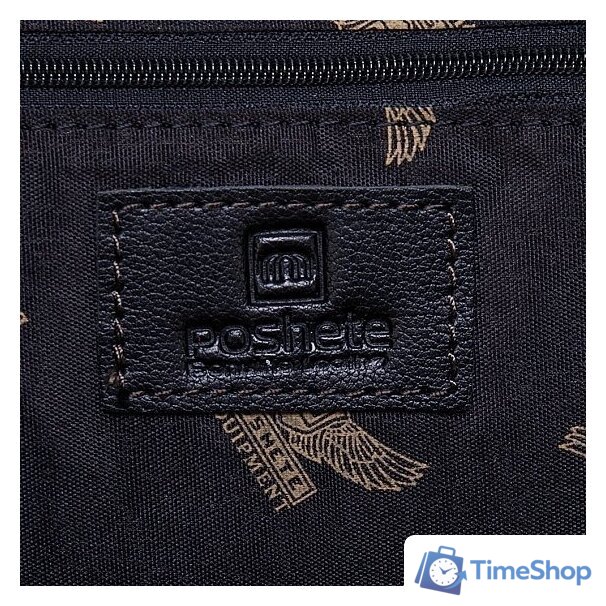 Сумка Poshete 253-6783-25-BLK (черный) - Изображение №7 — Интернет-магазин Time-Shop