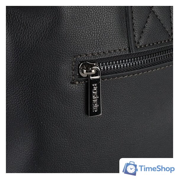 Сумка Poshete 253-6783-25-BLK (черный) - Изображение №5 — Интернет-магазин Time-Shop
