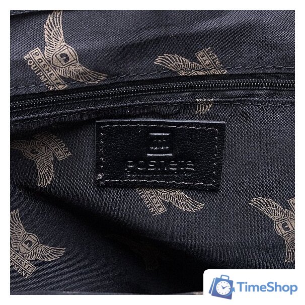 Сумка Poshete 253-6783-25-BLK (черный) - Изображение №8 — Интернет-магазин Time-Shop