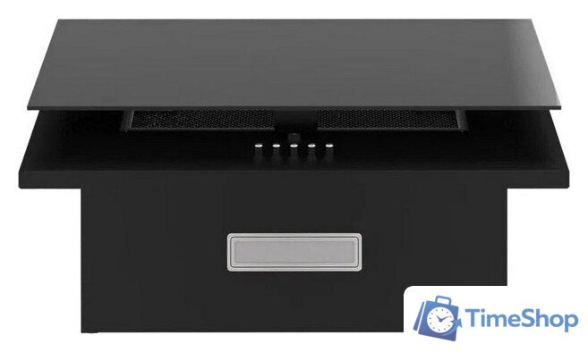 Кухонная вытяжка Elikor Коралл 50П-430-К3Д 266399 (черный/черное стекло) - Изображение №4 — Интернет-магазин Time-Shop