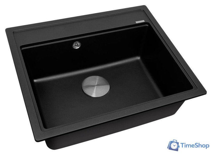 Кухонная мойка ZorG Rock 60 Premium black metallic - Изображение №1 — Интернет-магазин Time-Shop