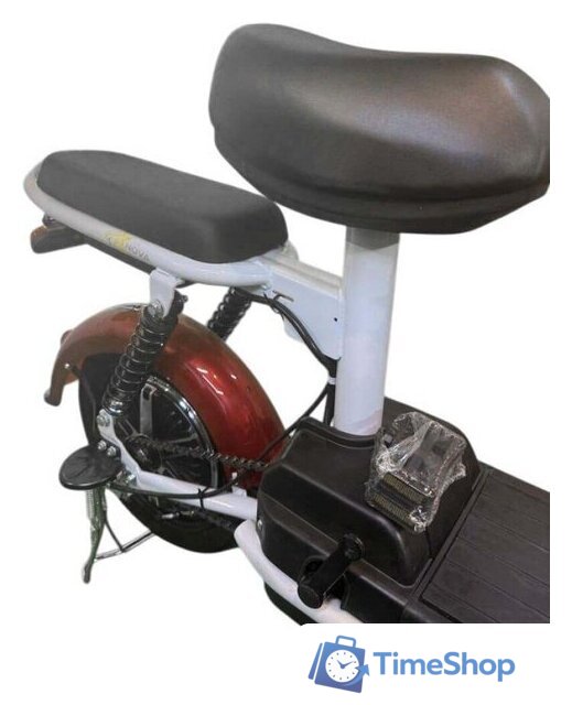 Электроскутер NOVA EC02 (красный, без цепи) - Изображение №7 — Интернет-магазин Time-Shop