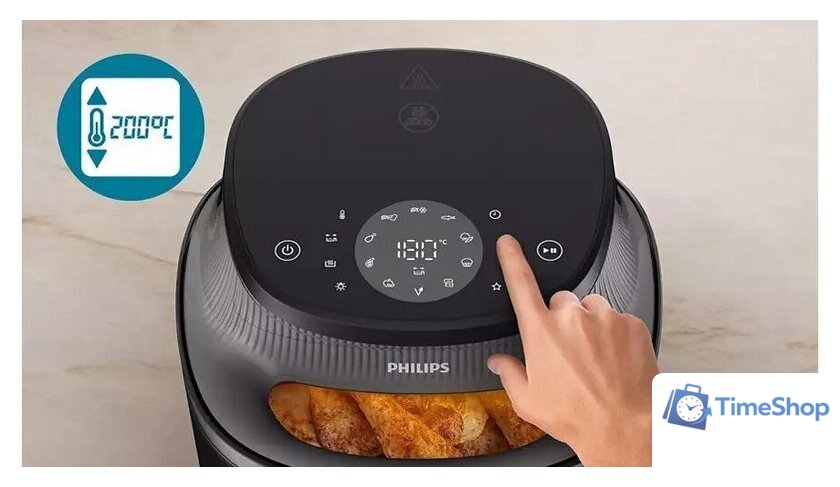 Аэрогриль (аэрофритюрница) Philips 3000 Series Airfryer NA330/00 - Изображение №7 — Интернет-магазин Time-Shop