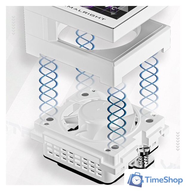Система жидкостного охлаждения для процессора Thermalright Stream Vision 360 (белый) - Изображение №6 — Интернет-магазин Time-Shop