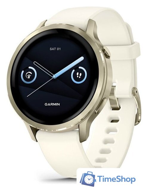Умные часы Garmin Venu 4 41 мм (золотистый/слоновая кость) - Изображение №1 — Интернет-магазин Time-Shop