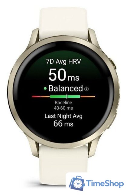 Умные часы Garmin Venu 4 41 мм (золотистый/слоновая кость) - Изображение №4 — Интернет-магазин Time-Shop