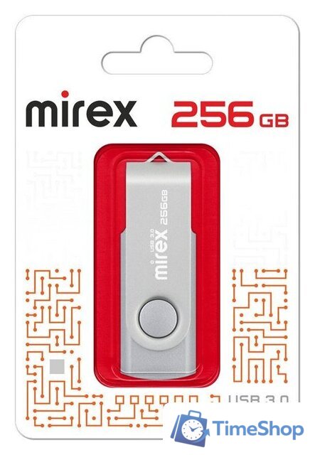 USB Flash Mirex Color Blade Swivel 3.0 256GB 13600-FM3SS256 - Изображение №1 — Интернет-магазин Time-Shop