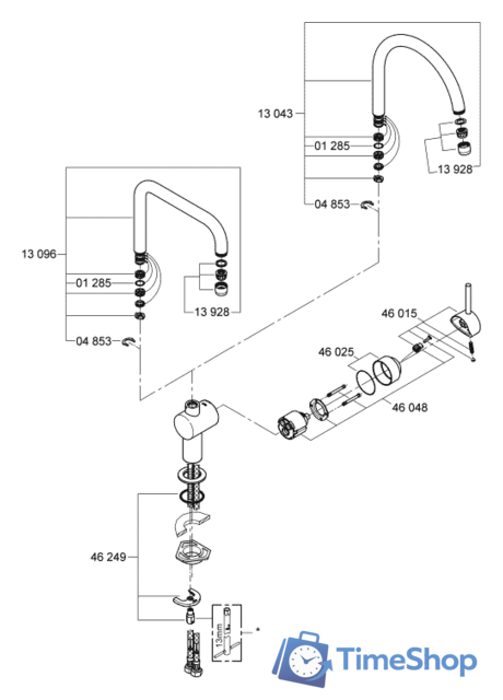 Смеситель Grohe Minta 32917000 - Изображение №4 — Интернет-магазин Time-Shop