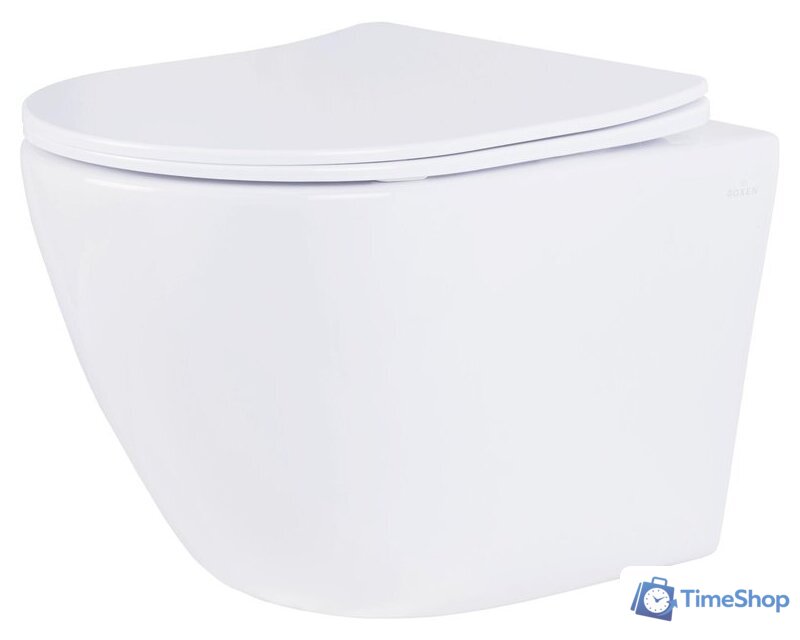 Унитаз подвесной Roxen Antares Tornado в комплекте с инсталляцией StounFix Dual Fresh 6 в 1 968463 (кнопка: брашированное золото) - Изображение №3 — Интернет-магазин Time-Shop