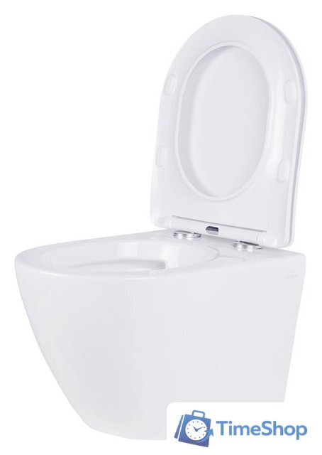 Унитаз подвесной Roxen Antares Tornado в комплекте с инсталляцией StounFix Dual Fresh 6 в 1 968463 (кнопка: брашированное золото) - Изображение №4 — Интернет-магазин Time-Shop