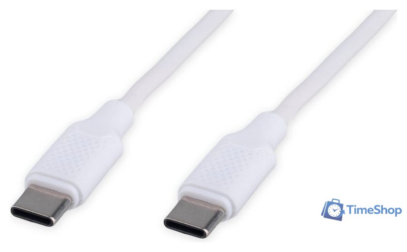 Кабель Cablexpert USB Type-C - USB Type-C CC-USB2-CMCM-60-1M-W (1 м, белый) - Изображение №2 — Интернет-магазин Time-Shop