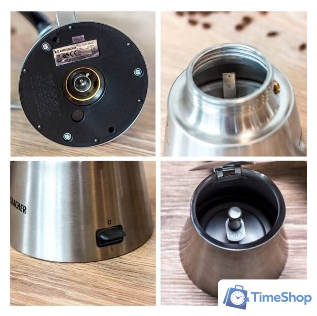 Гейзерная кофеварка ROMMELSBACHER EKO 364/E - Изображение №3 — Интернет-магазин Time-Shop