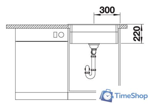Кухонная мойка Blanco Etagon 6 (серый беж) 524546 - Изображение №4 — Интернет-магазин Time-Shop