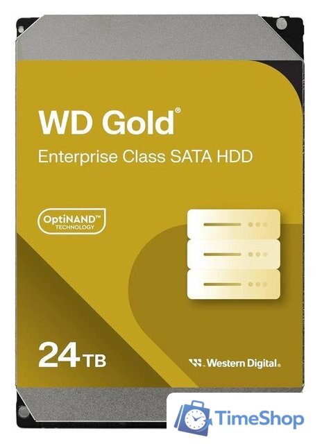 Жесткий диск WD Gold 24TB WD242KRYZ - Изображение №1 — Интернет-магазин Time-Shop
