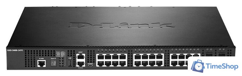 Управляемый коммутатор уровня 2+ D-Link DXS-3400-24TC/A1ASI - Изображение №1 — Интернет-магазин Time-Shop