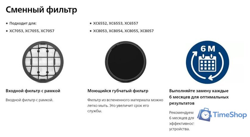 Набор фильтров Philips XV1681/01 - Изображение №2 — Интернет-магазин Time-Shop