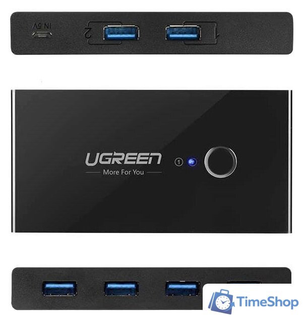USB-хаб Ugreen US216 30768 - Изображение №2 — Интернет-магазин Time-Shop