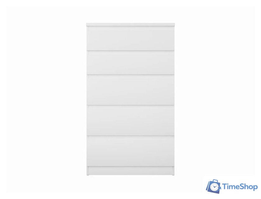 Комод Mio Tesoro Кастор 5 ящиков 2.03.02.070.1 (белый) - Изображение №3 — Интернет-магазин Time-Shop