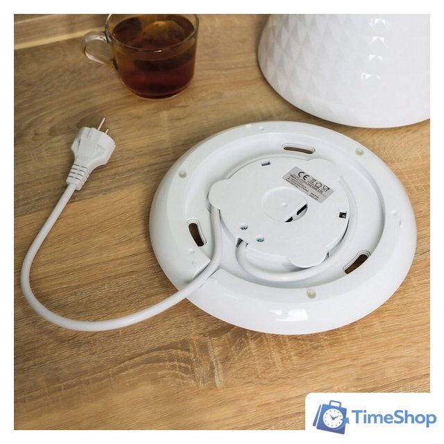 Электрический чайник Eldom C275 Nelo (белый) - Изображение №4 — Интернет-магазин Time-Shop