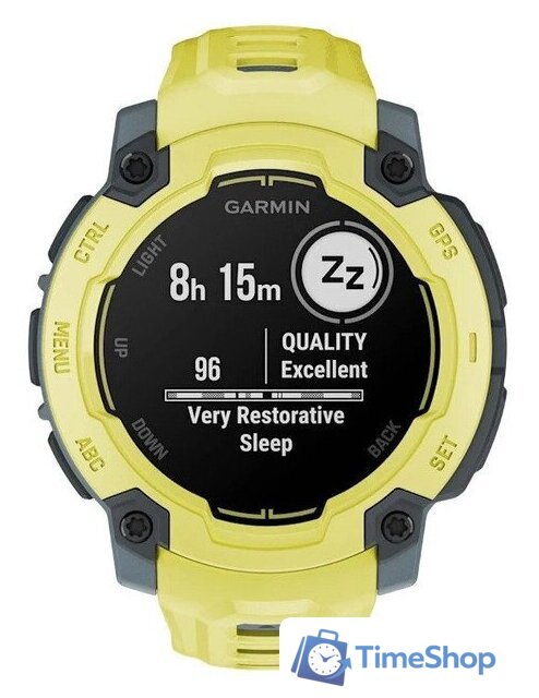 Умные часы Garmin Instinct E 45 мм (электрик лайм) - Изображение №6 — Интернет-магазин Time-Shop
