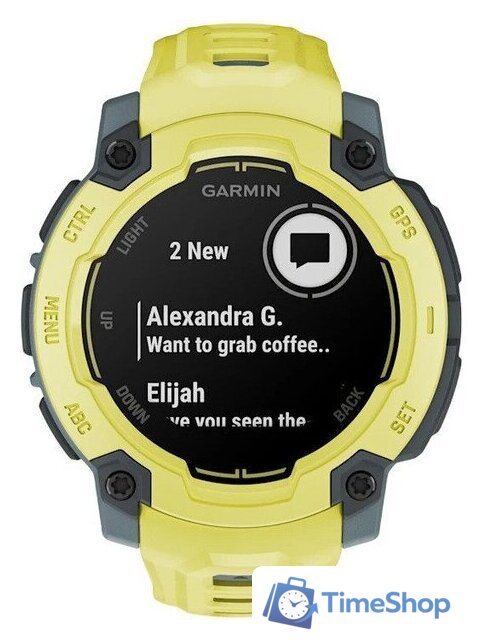 Умные часы Garmin Instinct E 45 мм (электрик лайм) - Изображение №11 — Интернет-магазин Time-Shop