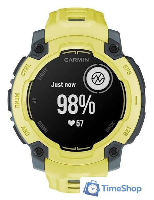 Умные часы Garmin Instinct E 45 мм (электрик лайм) - Изображение №10 — Интернет-магазин Time-Shop