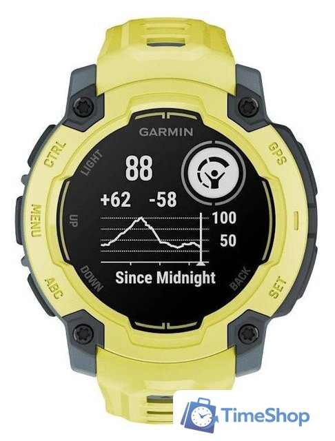 Умные часы Garmin Instinct E 45 мм (электрик лайм) - Изображение №7 — Интернет-магазин Time-Shop