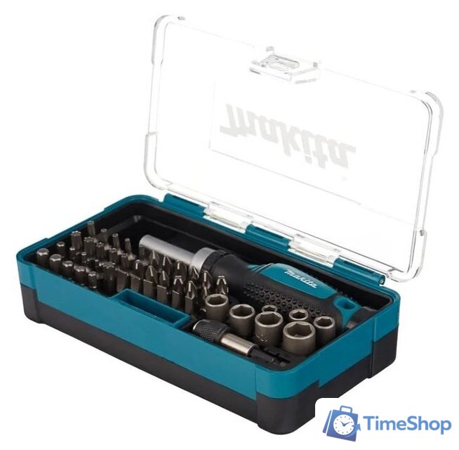 Набор отвертка с битами Makita B-36170 (47 предметов) - Изображение №1 — Интернет-магазин Time-Shop