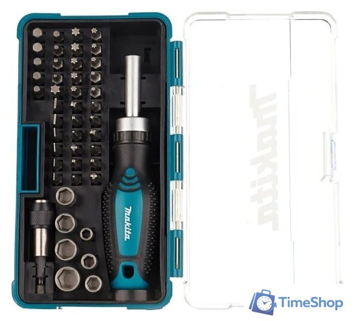 Набор отвертка с битами Makita B-36170 (47 предметов) - Изображение №3 — Интернет-магазин Time-Shop