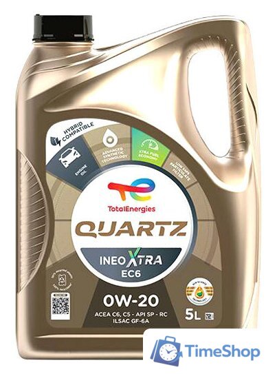 Моторное масло Total Quartz Ineo X.EC6 0W-20 5л - Изображение №1 — Интернет-магазин Time-Shop