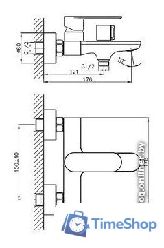 Смеситель Haiba HB60590-7 (черный) - Изображение №2 — Интернет-магазин Time-Shop