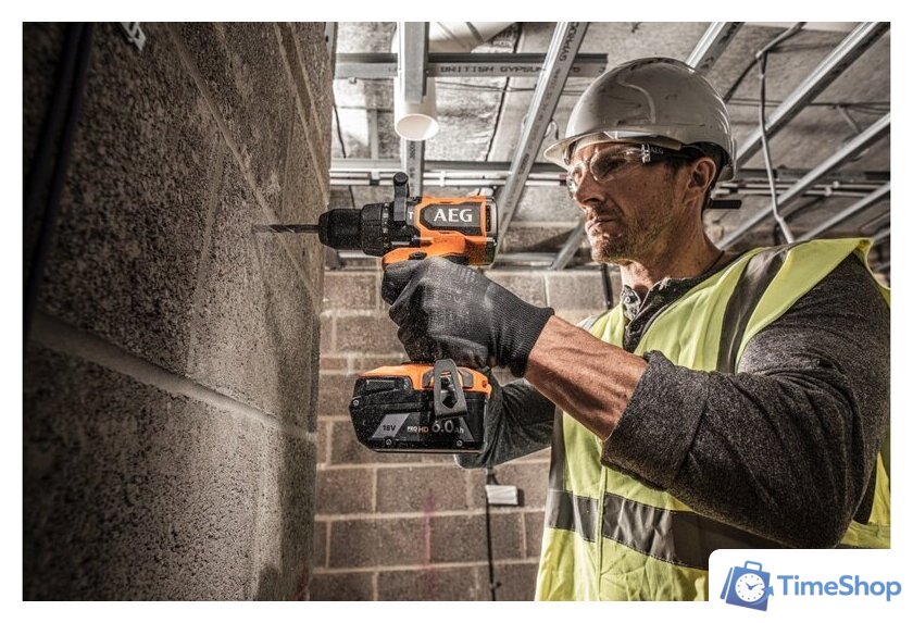 Ударная дрель-шуруповерт AEG Powertools BSB 18BL2-0 4935481042 (без АКБ) - Изображение №3 — Интернет-магазин Time-Shop