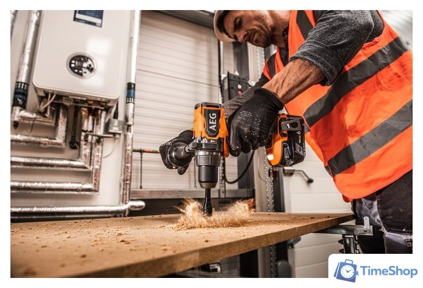 Ударная дрель-шуруповерт AEG Powertools BSB 18BL2-0 4935481042 (без АКБ) - Изображение №4 — Интернет-магазин Time-Shop