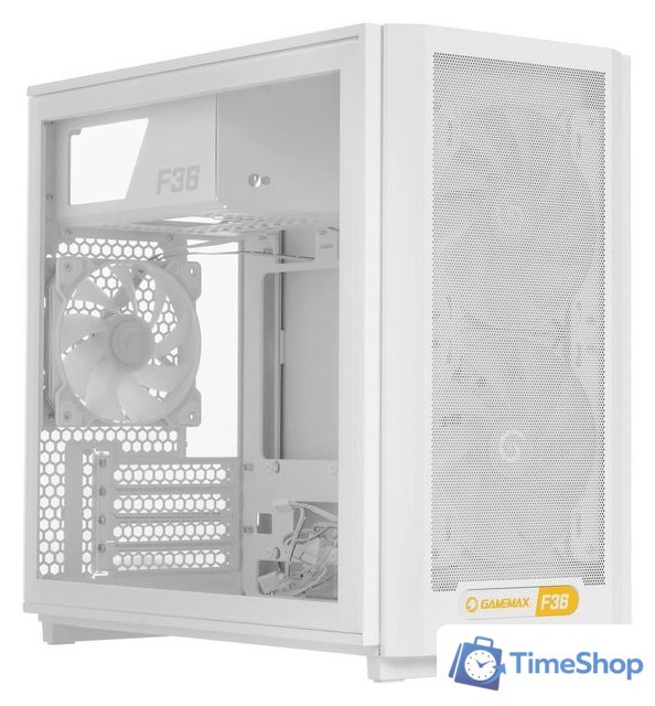 Корпус GameMax F36 WH (белый) - Изображение №2 — Интернет-магазин Time-Shop