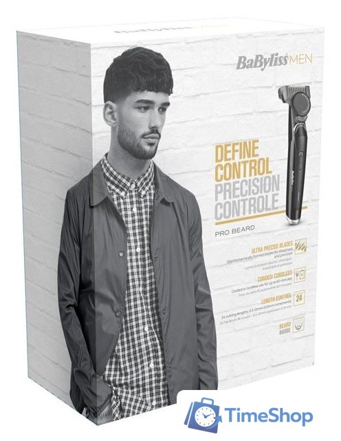 Триммер для бороды и усов BaByliss T881E - Изображение №7 — Интернет-магазин Time-Shop