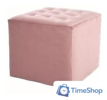 Пуфик Signal Lori Velvet Bluvel 52 античный розовый - Изображение №1 — Интернет-магазин Time-Shop
