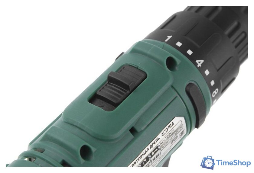 Дрель-шуруповерт Hammer ACD18A (с 2-мя АКБ, кейс) - Изображение №8 — Интернет-магазин Time-Shop