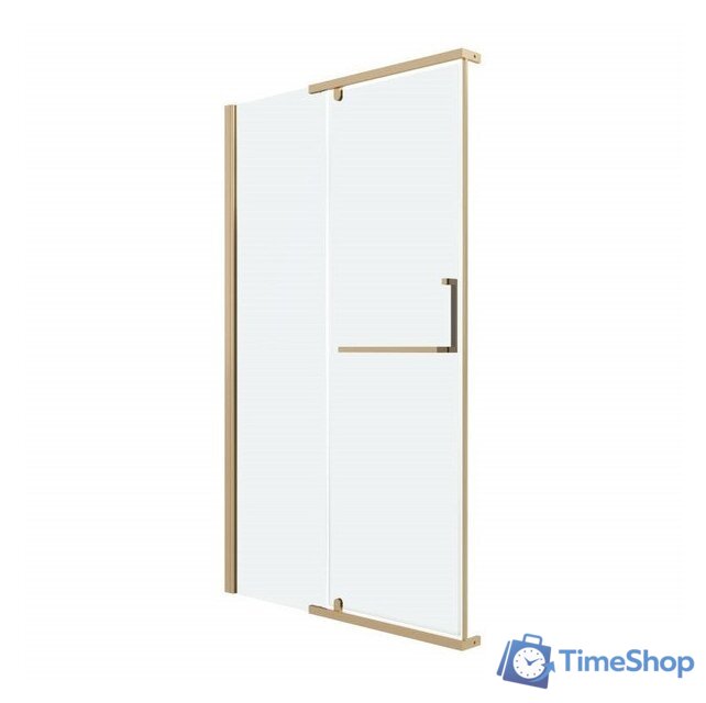 Душевая дверь Grossman Pragma 100x195 100.K33.03.100.32.00 (золото сатин/стекло прозрачное) - Изображение №2 — Интернет-магазин Time-Shop