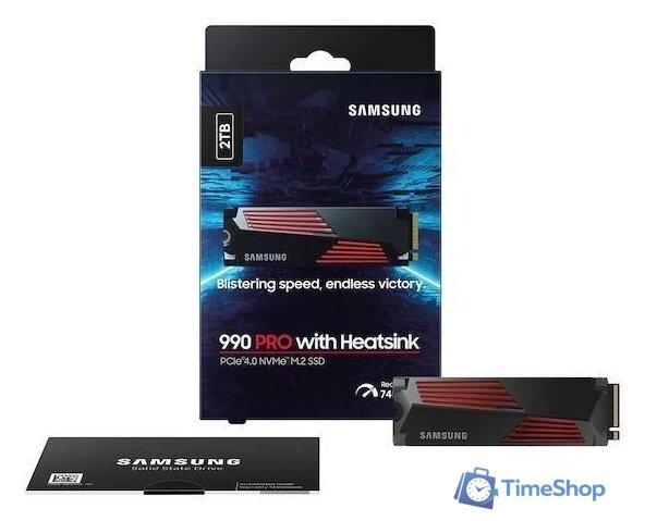 SSD Samsung 990 Pro с радиатором 4TB MZ-V9P4T0CW - Изображение №3 — Интернет-магазин Time-Shop