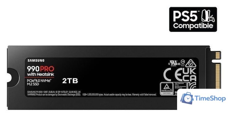SSD Samsung 990 Pro с радиатором 4TB MZ-V9P4T0CW - Изображение №2 — Интернет-магазин Time-Shop