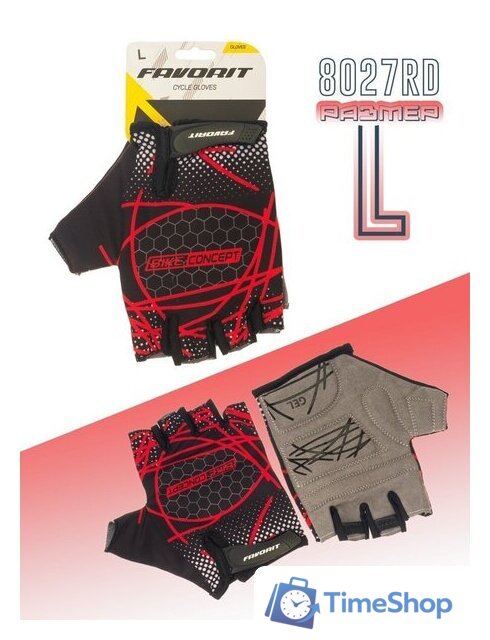 Перчатки Favorit 8027RD-L - Изображение №1 — Интернет-магазин Time-Shop