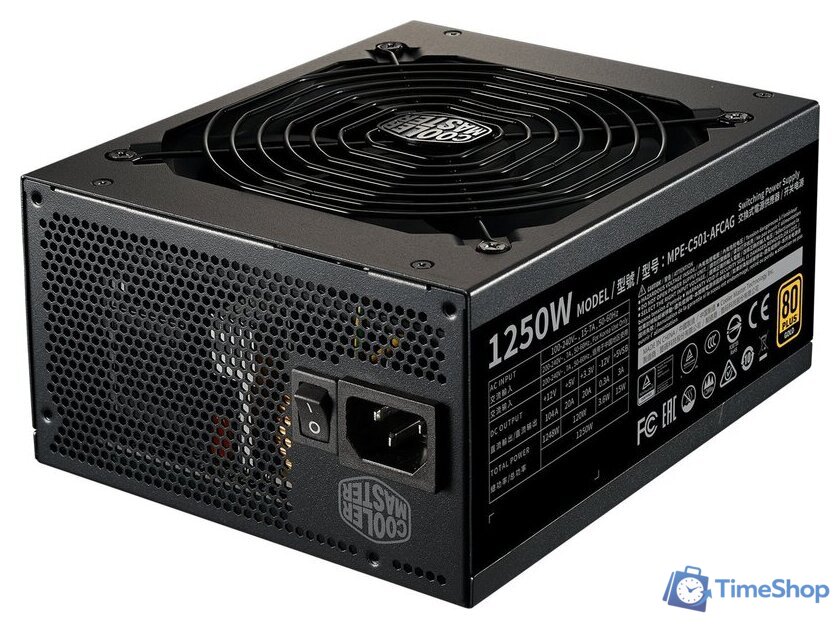 Блок питания Cooler Master MWE Gold 1250 V2 Full Modular MPE-C501-AFCAG-EU - Изображение №2 — Интернет-магазин Time-Shop