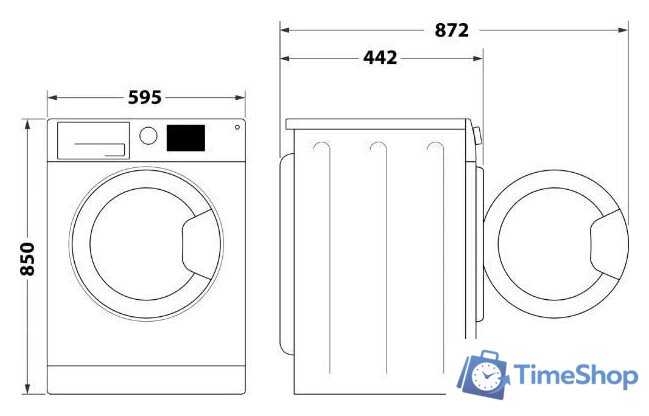 Стиральная машина Whirlpool WRSB 7238 BB EU - Изображение №12 — Интернет-магазин Time-Shop