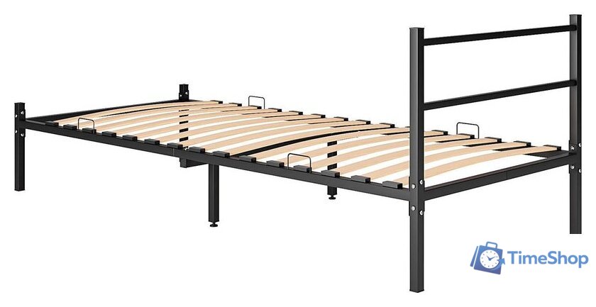 Кровать Князев Мебель Калабрия 1 КЛ1.80.200.Ч (черный муар) - Изображение №2 — Интернет-магазин Time-Shop