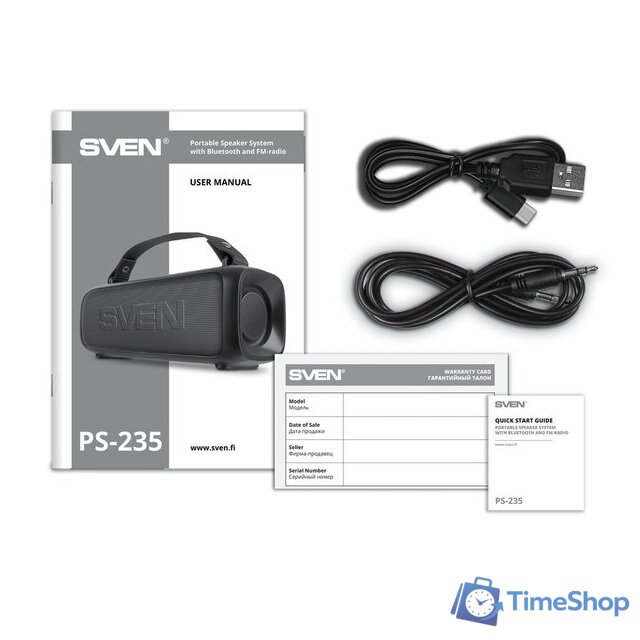 Беспроводная колонка SVEN PS-235 - Изображение №10 — Интернет-магазин Time-Shop